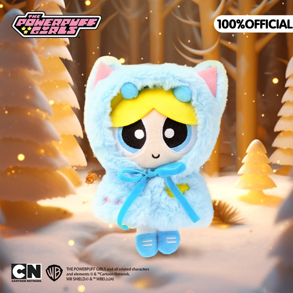 Kawaii le Powerpuff filles peluche cape série dessin animé sac à dos accessoires Anime Girly coeur mignon jouets en peluche porte-clés filles cadeau