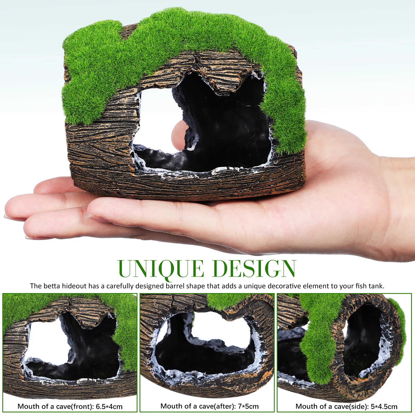Dekoracja akwariowa Epmc, dekoracja do akwarium, jaskinia, dekoracje akwariowe dla ryb, artykuły dla zwierząt
