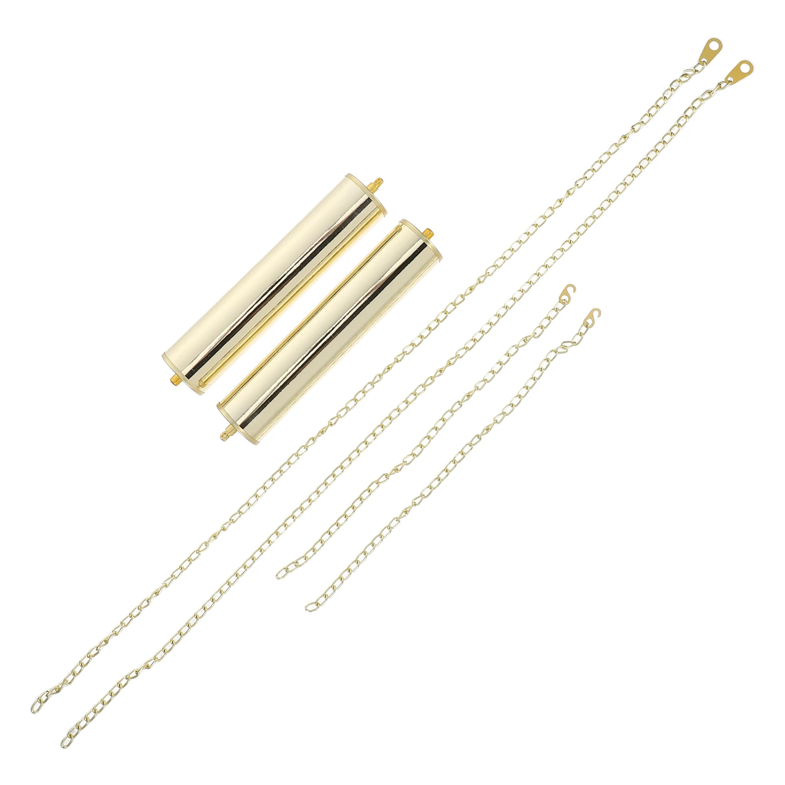

1Set Grandfather Clock Decorative Hammer Hollow Metal Pattern Replacement Chain Weight Wall Clock Parts DIY Supplies