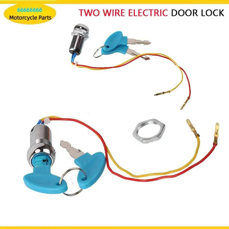 New Arrival 1 Set 2 Wire Key Ignition Switch Lock Motorcycle Go Kart Scooter Bike Switches For Motorcycle Electrical System
