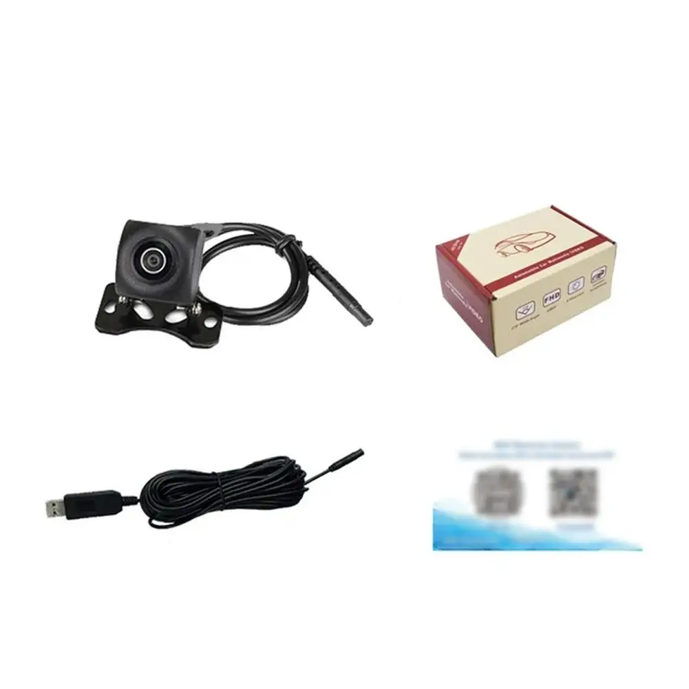 1080p câmera de visão traseira do carro sem fio wifi 170 graus hd visão noturna wifi invertendo câmera traço cam para iphone android 12v 2 p8s9