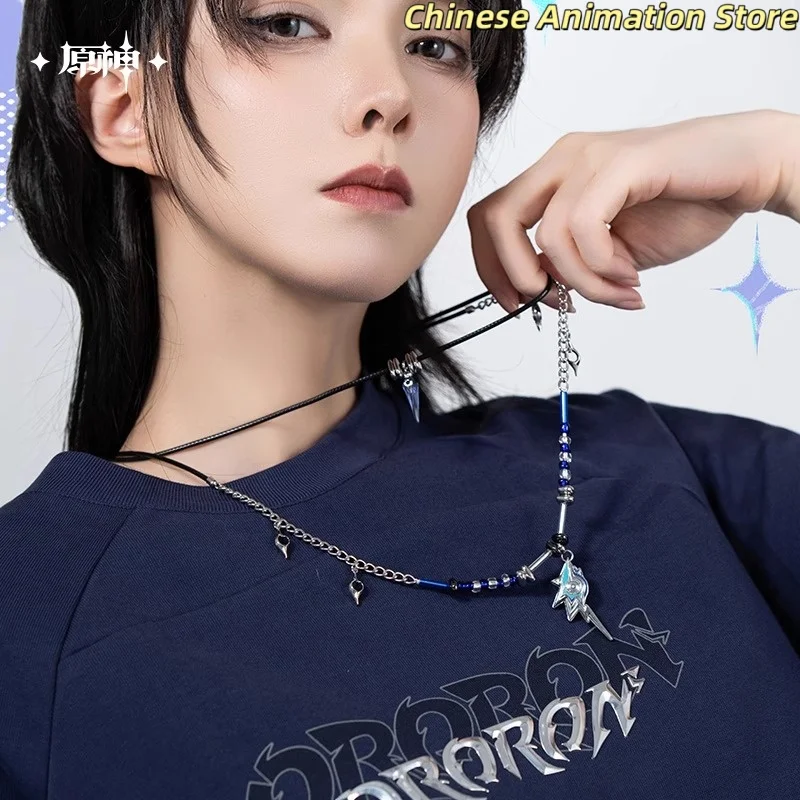 

Original Mihoyo Genshin Impact Figures Ororon Necklace Ororon Cosplay Costume Accessories Role Play Clothes Necklace Game Gift
