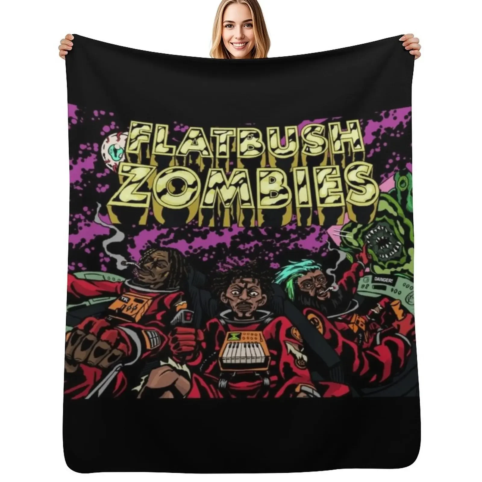 

New-Flatbush Throw Blanket Hairys heavy to sleep Camping Fashion Sofas Blanket