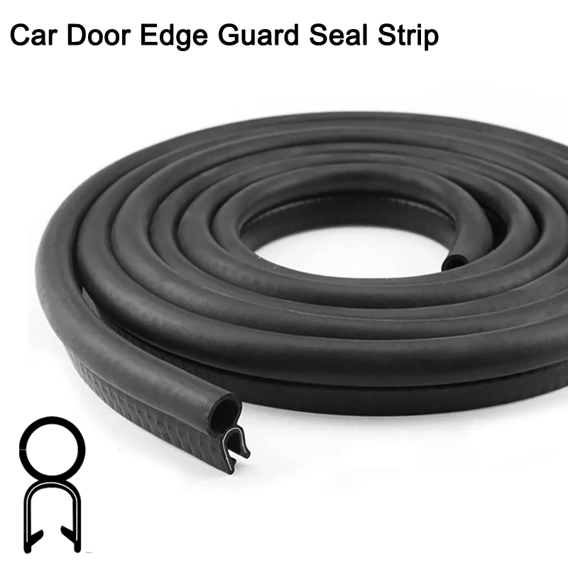 3m Car Door Edge Guard Seal Strip U Type Rubber Strip Hardwearing Car Ship Dustproof Trim Soundproofing Waterproof Sealings