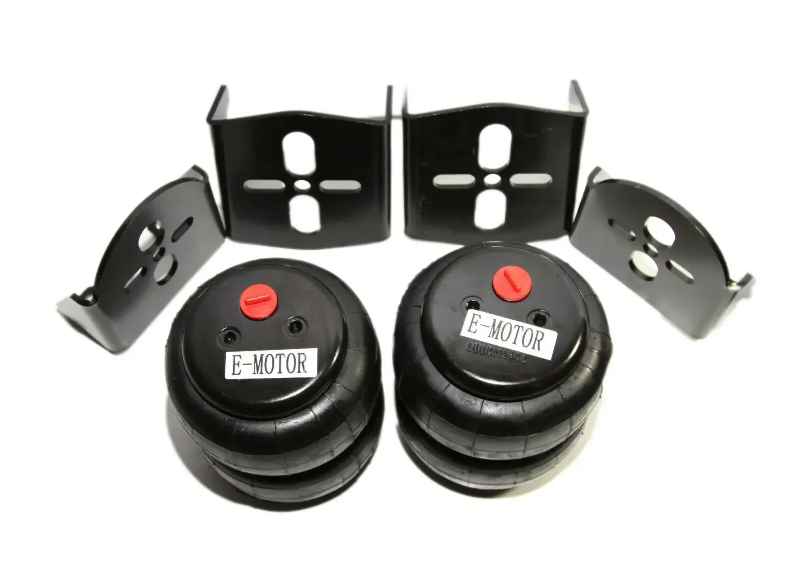 Universal Air Bags Suspension Kit Rear Weld On Air Ride Mount Brackets & 2500lb 2.75\