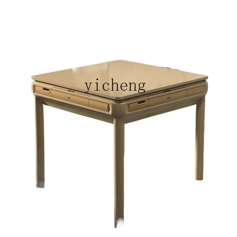 LYY  Automatic Mahjong Table Folding Automatic Mahjong Machine Household New Mahjong Table Four-Port Machine