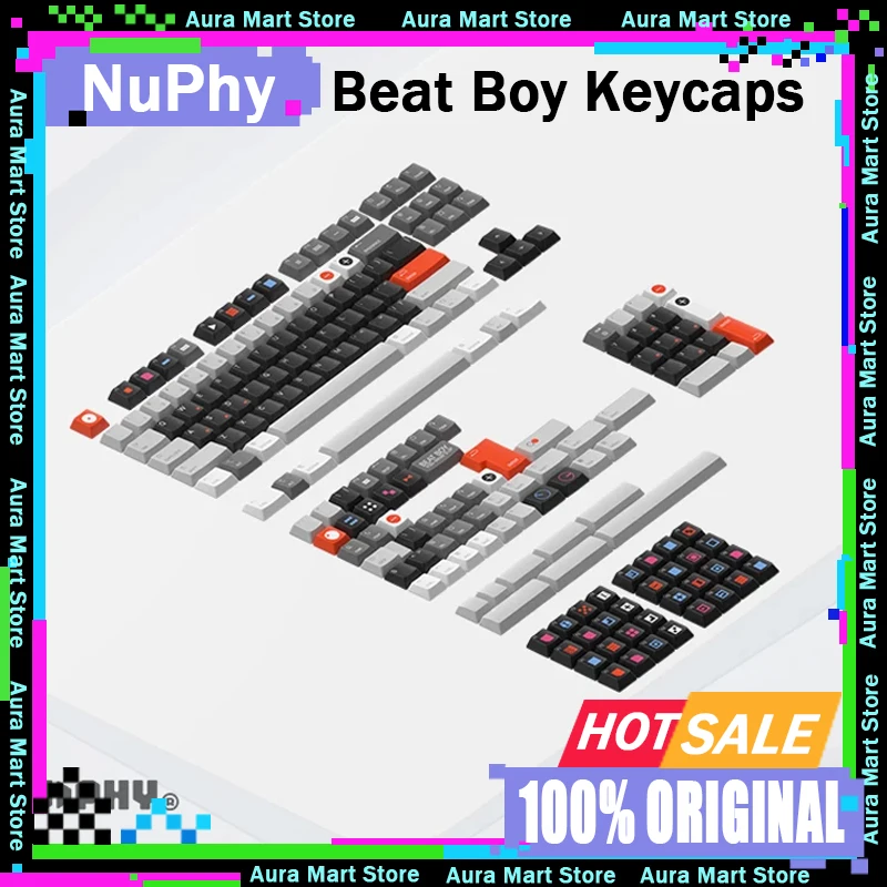 NuPhy x Oblotzky Oblivion PBT Keycaps Berry Profile Dye-sub Compatibility for NuPhy Air Series Supported AIR60/75/96 Ergonomics