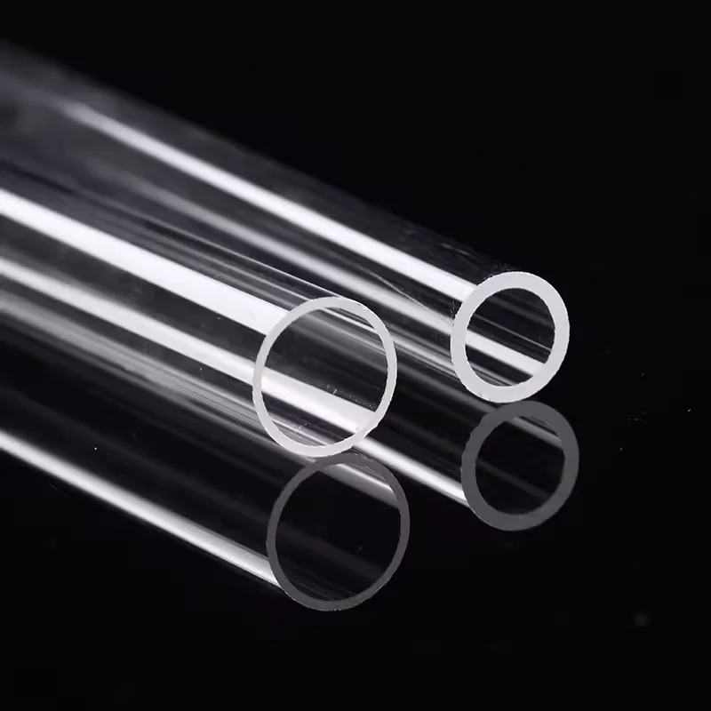 Tubo Quartzo Transparente com Poro Único