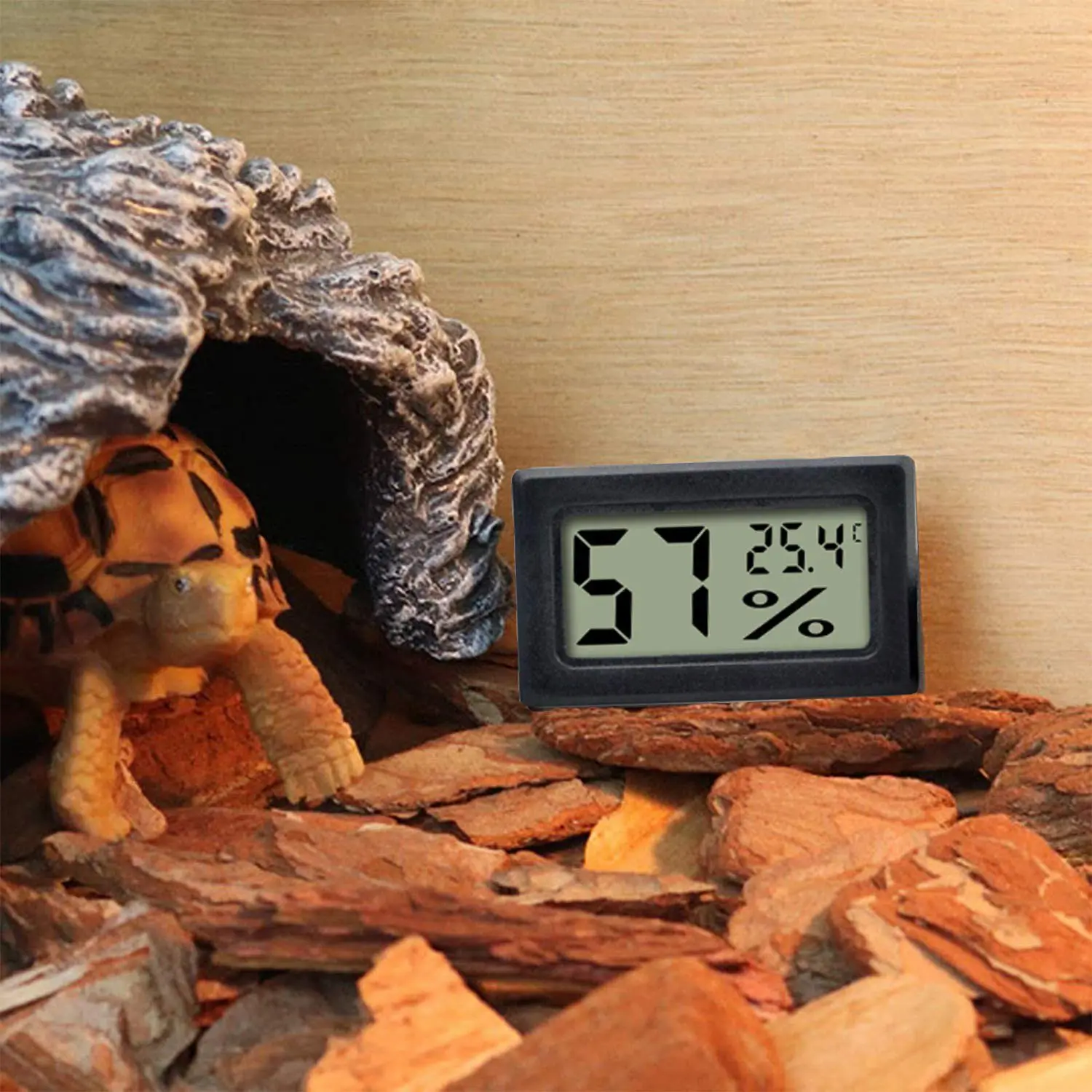 ミニデジタル温度計と湿度計,電子温度計,湿度計,LCDディスプレイ,屋内,ホット,5パック