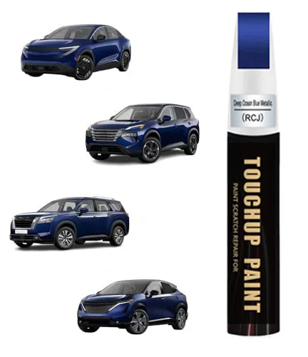 Deep Ocean Blue Metallic(RCJ) Touch up Paint for Nissan OEM Color Match Car Paint Scratch Repair Kit