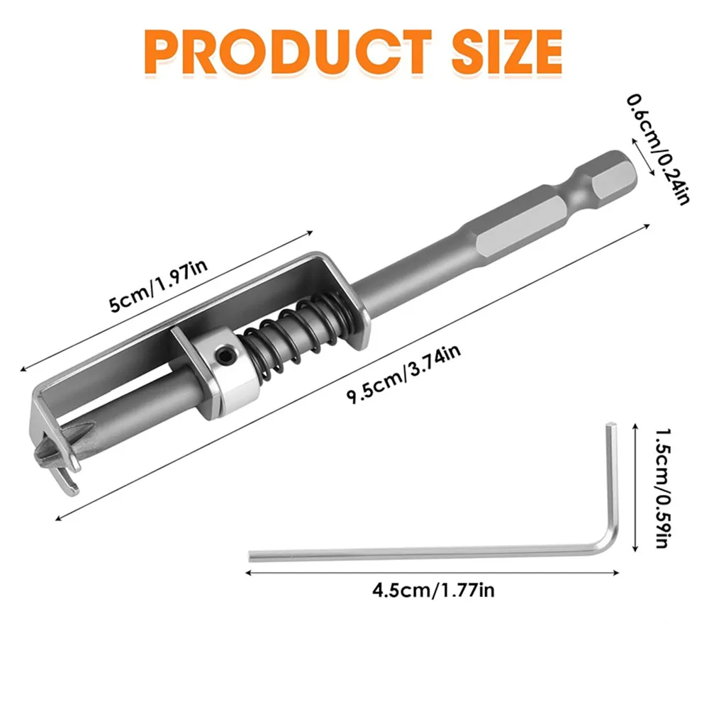 1/2Pcs Spring loaded Screw Holder Bit Anti-drop Screwdriver Bit for Electricians Mechanics DIY Home Repair Screw