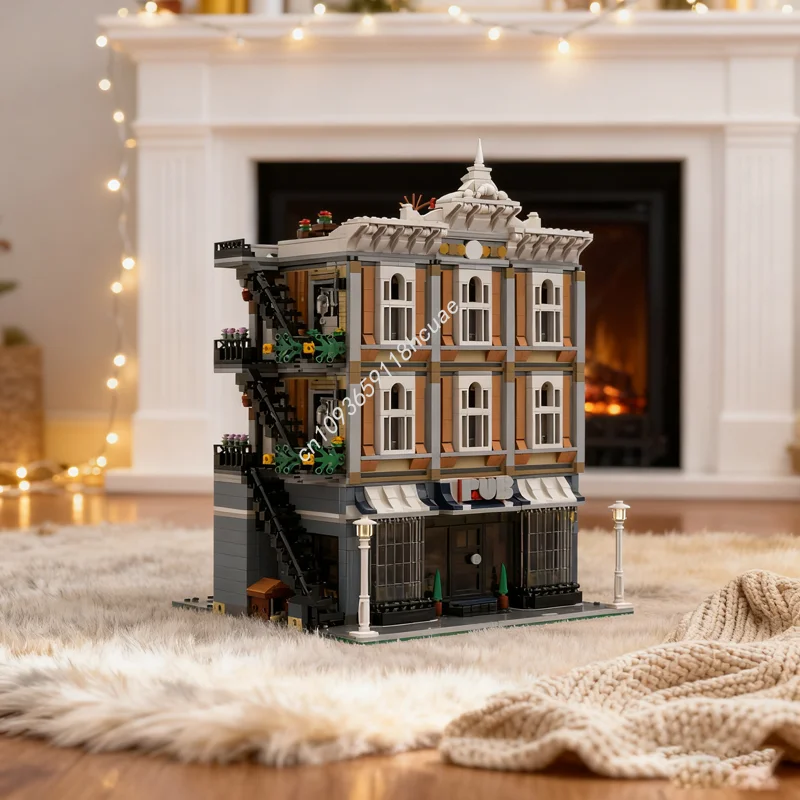 

3371pcs MOC Town Square Pub Modulared Model Building Blocks Architecture Assemble DIY Toy Idea Kids Christmas Gifts Birthday