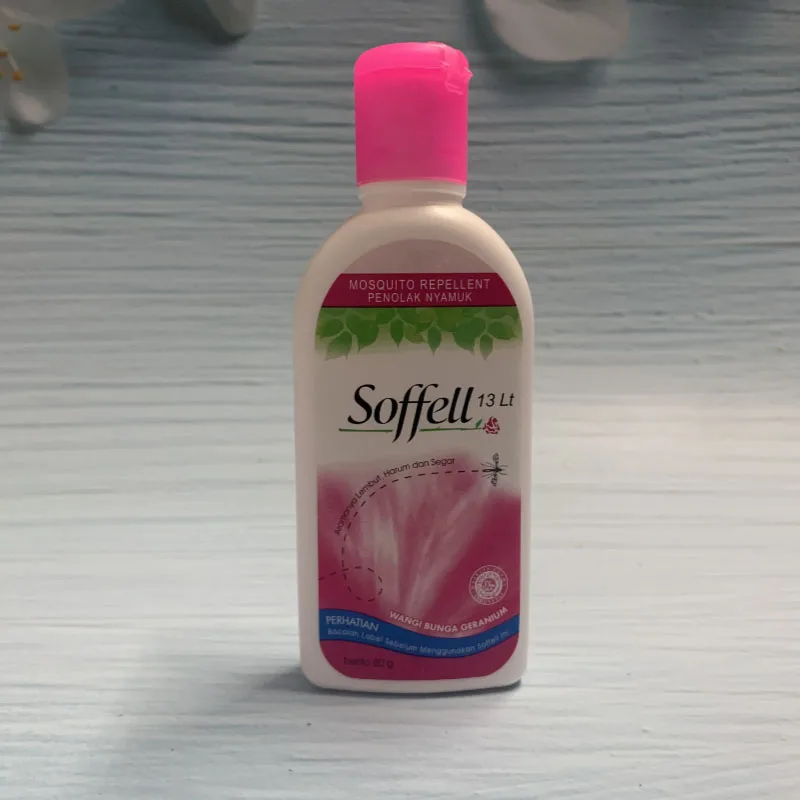 Kem Xua Muoi Soffell Mosquito Repellent Penolak Nyamuk Lotion Floral fragrance Fresh And Comfortable