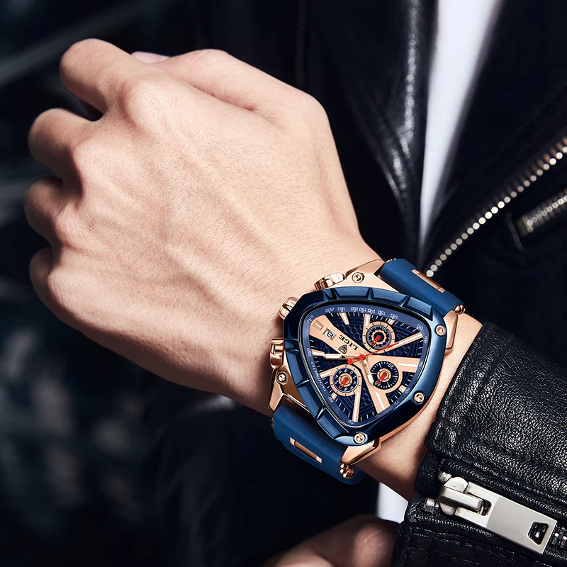 LIGE ساعات كوارتز رجالية فاخرة مقاوم للماء كرونوغراف مضيئة ساعات عادية ساعة رجالي ساعات رجالي عسكرية reloj hommes