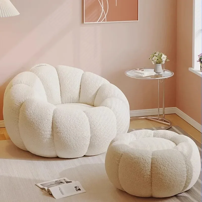 Lazy Sofa Reclining Sleeping Bedroom Single Pumpkin Small Sofa Living Room Reclining Chair Tatami