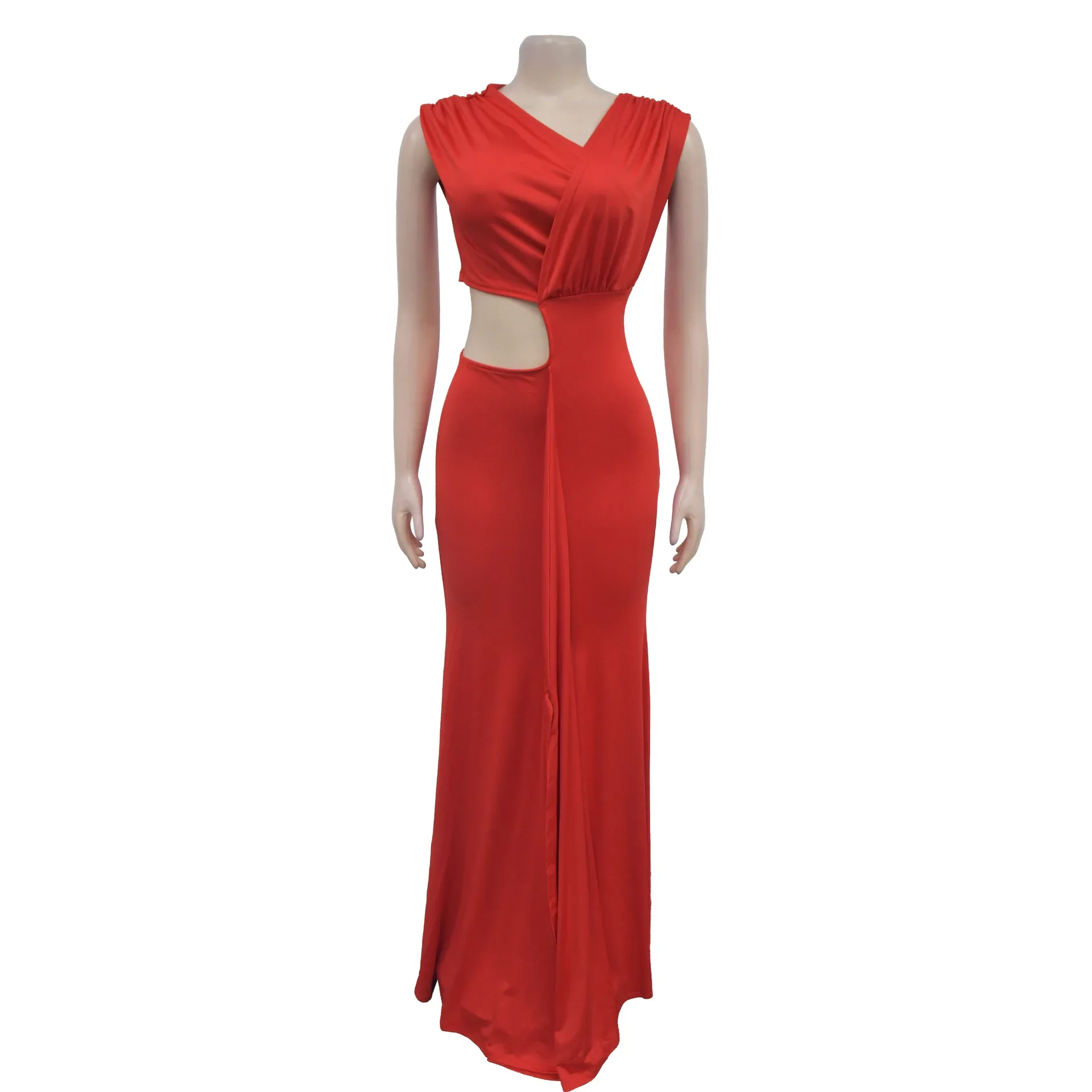 Sexy Split Elegante Jurk Vrouwen Voor Bruiloft Cocktail Prom Jurk Hol Kerst Lange Klaar Formele Avondjurken HX89