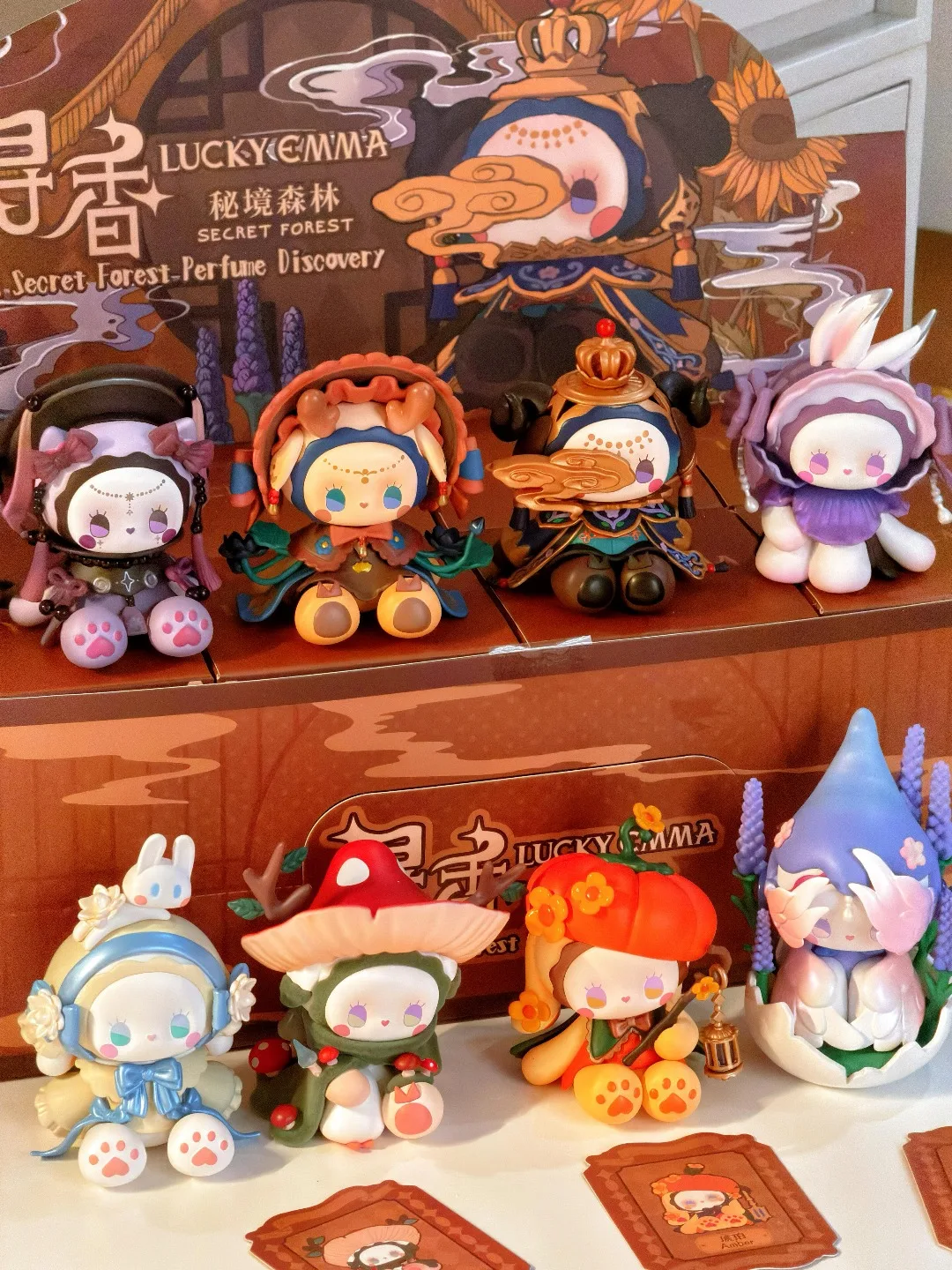 إيما سيكريت فورست العطور ديسكفري سلسلة صندوق أعمى لطيف إيما أنيمي الشكل دمية صندوق غامض مفاجأة حقيبة ديكور اللعب نموذج هدية