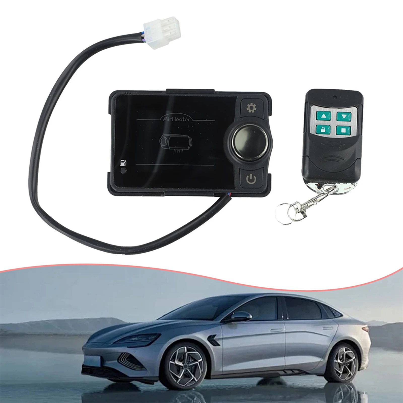 

Practical Quality Useful LCD Monitor Parking Controller Accessories Black Car Air Diesel Heater Remote Control