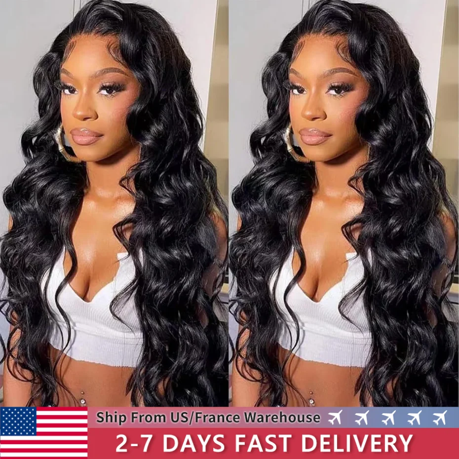 Body Wave Human Hair Wigs 13X4 Hd Lace Front Human Hair Wig 100% Human Hair Wigs Pre Plucked Bleached Knots Wigs Human Hair