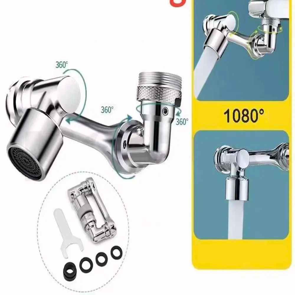 Heavy Metal Universal 1080° Rotation Faucet Sprayer Head For Kitchen Washbasin Extension Faucet Bubbler Sink Tap Splash Nozzle