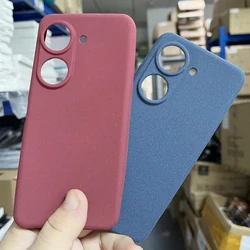 For ZenFone 9 10 Case ELVEV Ultra-thin Anti-fingerprint Matte TPU Protection Back Cover