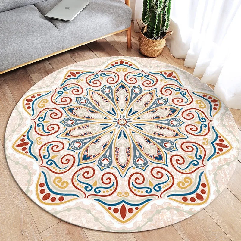 

Bedroom Carpet Non-slip Soft Floor Mat Round Bedside Home Decoration Rugs Nordic Large Size Carpet Alfombra 침실 카펫