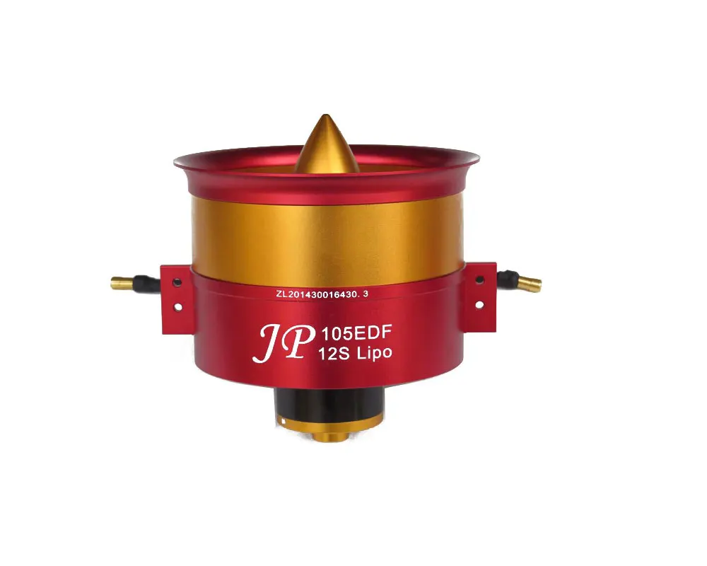 

JP Hobby 105mm Full Metal EDF 12 Blades 6S-14S 840-1400KV for RC Jet Plane High Speed Ducted Fan 5.8kg Thrust