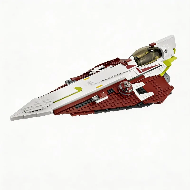 

NEW 676PCS Star Battle Movie MOC Obi-Wan Space Fighter Model DIY Creative Ideas Child Toy Assembly Puzzle BirthdayGift MOC-10215