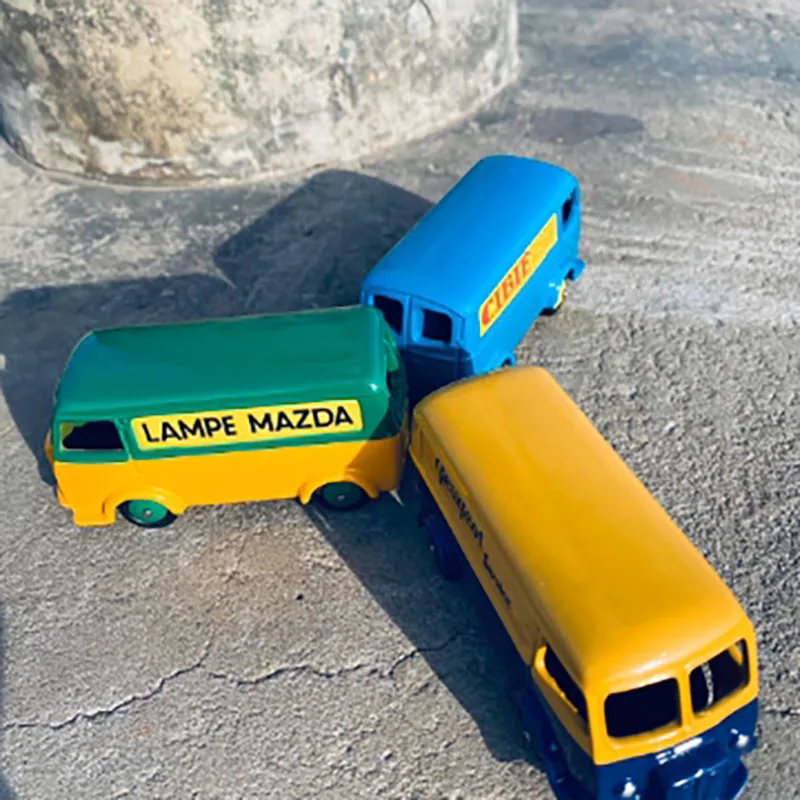 Maßstab 1:64 Dinky Toys Legierung 25B Fourgon Postbus Modellauto Klassisches Erwachsenen-Souvenirgeschenk Statische Anzeige Hobby-Sammlung