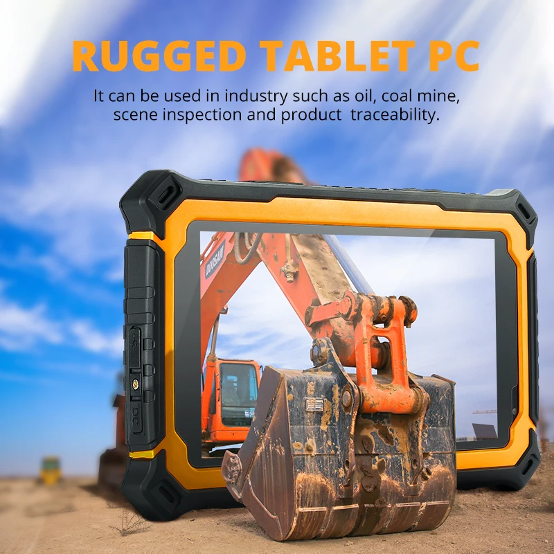 T71(2021) Tablet Rugged Android industrial With 8G RAM 128GB ROM 4G LTE IP67 Waterproof Shockproof