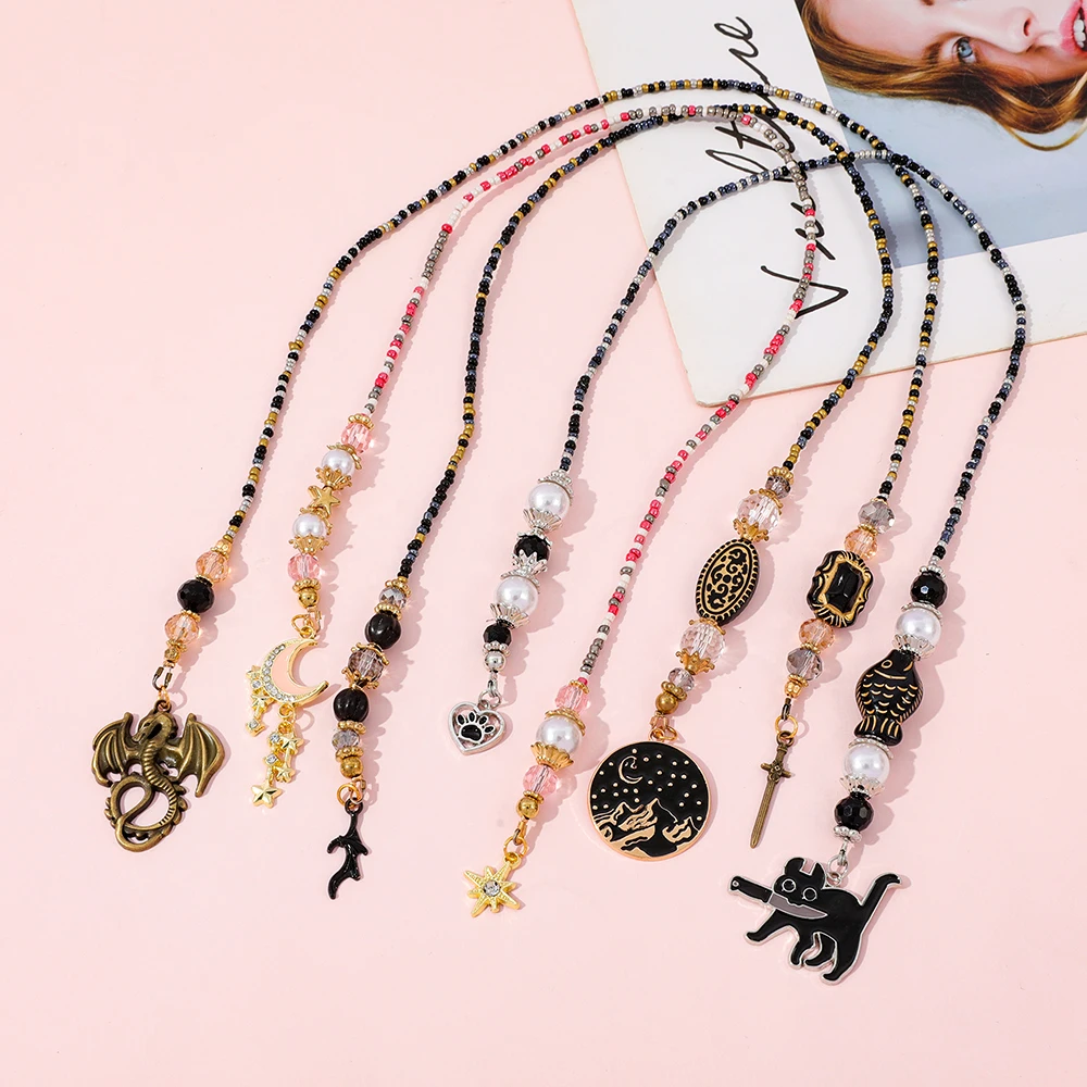 الجناح الرابع التنين ACotar القط المرجعية فريدة من نوعها تصميم مطرز كتاب ماركر للقراء لطيف الحيوان فكرة هدية الكتب