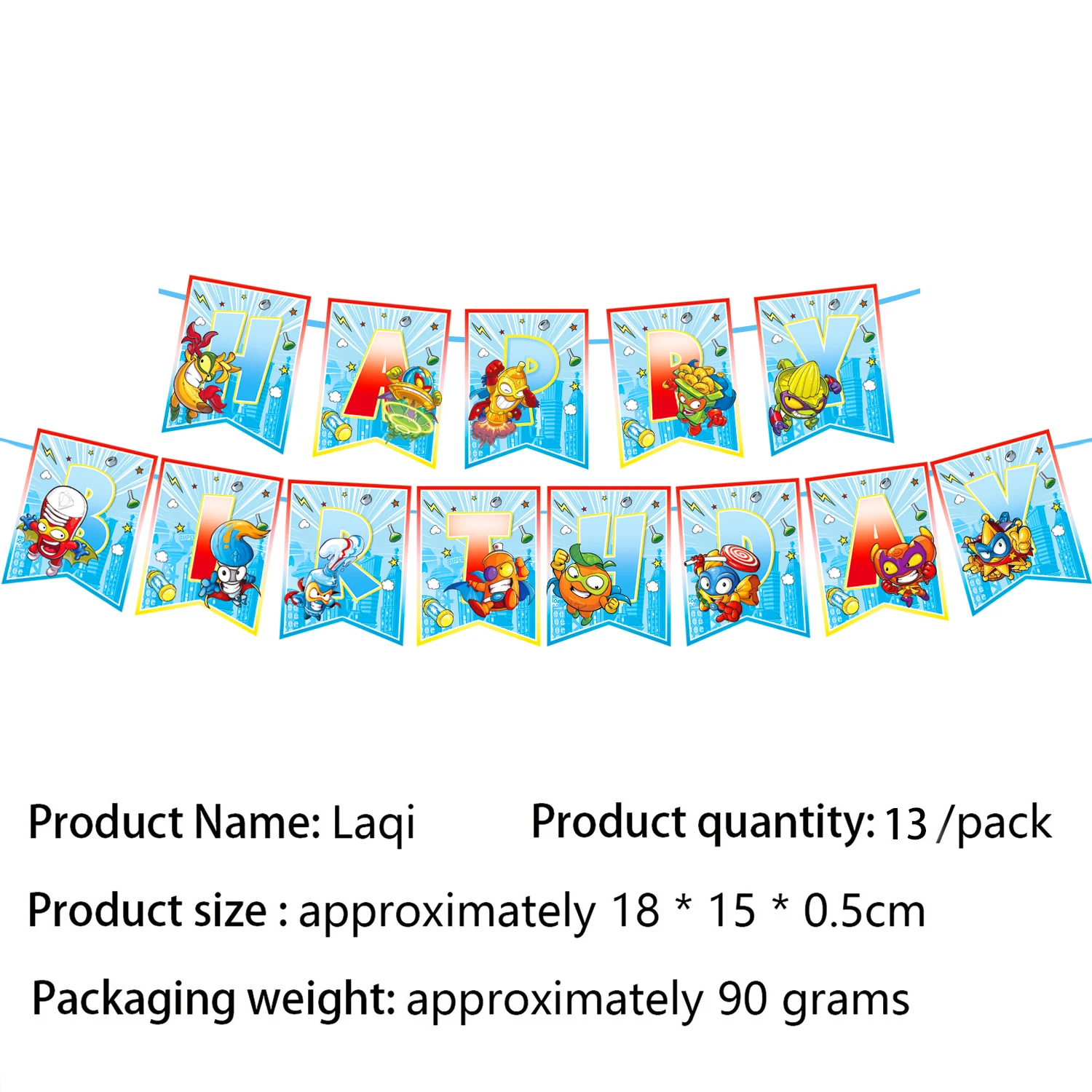 Superthings Geburtstag Party Dekoration Superzings Set Geschirr Tischdecke Banner Kuchen Hintergrund Baby Shower Kid Spiel Party Supplie – Detail 8