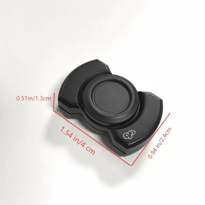 3-in-1 Alloy Fidget Spinner - Click,Slide & Spin Modes,Ultra-Silent,High-Speed Rotation,3-Minute Spin Time,Compact Stress Relief