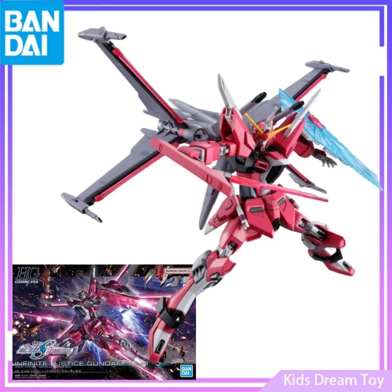 Bandai in Stock Original HGCE 1/144 GUNDAM Anime Figures INFINITE JUSTICE GUNDAM TypeⅡ Action Figures PVC Collection Model Toys