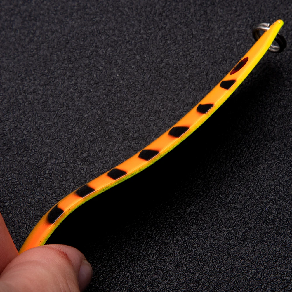 FISHINGFANS Forellenangeln 75mm/95mm Löffelköder Künstlicher Köder Süßwasser-Spinnköder Jigbait Fischköder Flutter Spoon Jerkbait Köder – Detail 6