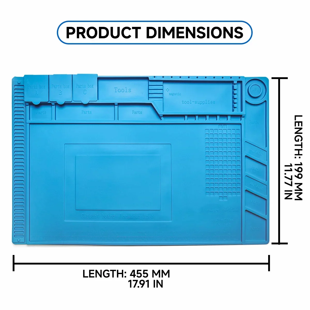 ESD Heat Insulation Soldering Mat Job Tools Computer Watch Repair Tool Kit Working Repair Pad Maintenance Watch  Platform