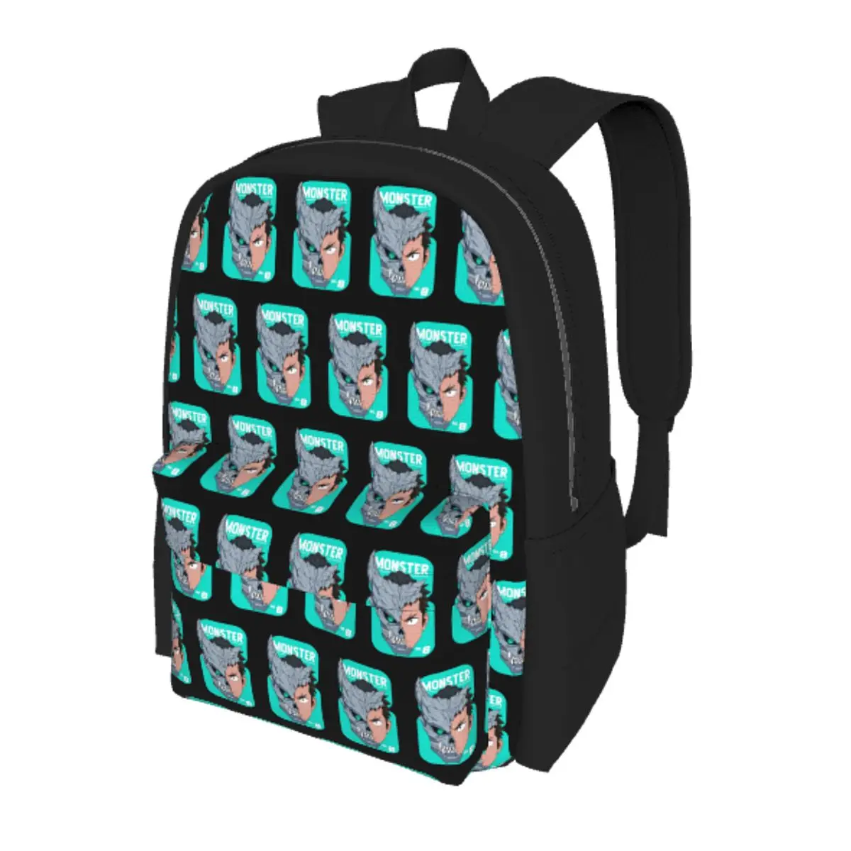 

Kaiju No. 8 Monster Sweeper Inc Student Backpack School Bag Hiking Travel Daypack for Boys Girls Bookbag Shoulder Bags