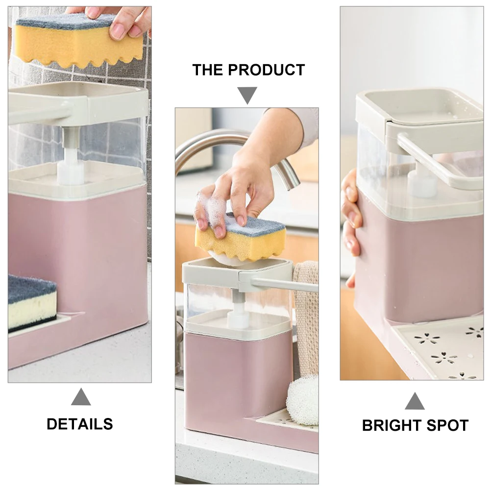 

Portable Disinfection Liquid Box Travel Automatic Dispenser Pp Soap for Kitchen