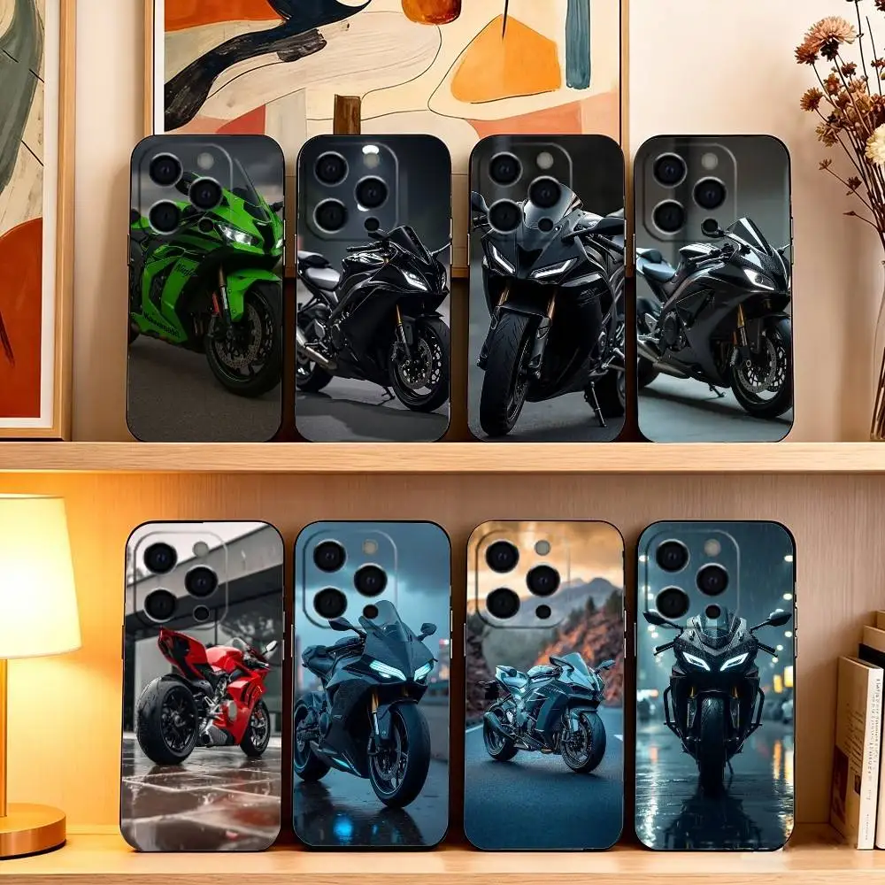 

C-Cool H-H2R Motorcycles Phone Case For iPhone 17, 16,15,14,13,12,11 Plus,Pro Max, Others Soft Black Cover