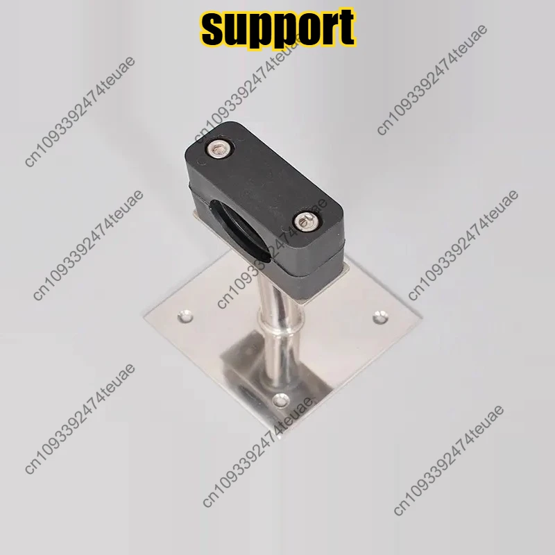 

Регулируемая квадратная пластина с фиксированной пластиковой головкой, антистатический зажим для труб, опора для труб, бакелитовый кронштейн