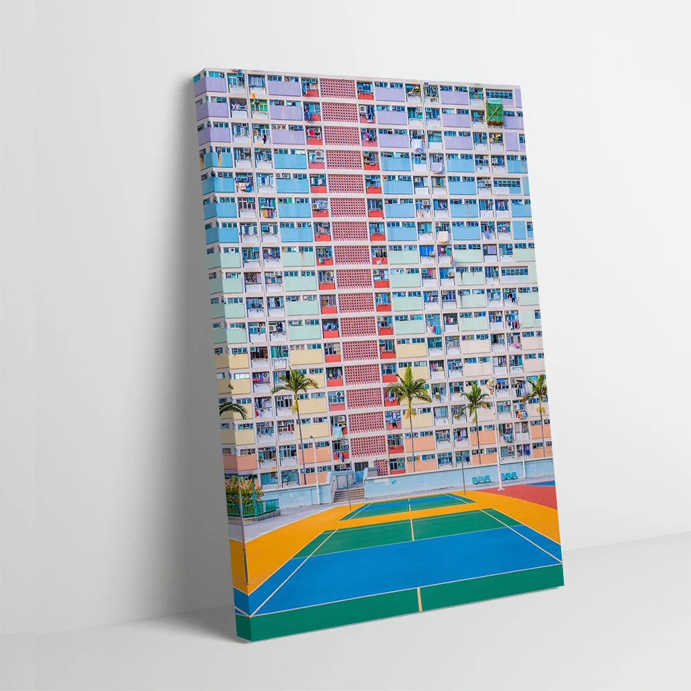 

Choi Hung Estate печать плакатов фотографии настенная живопись на холсте для украшения комнаты украшение интерьера предметы домашнего декора искусство