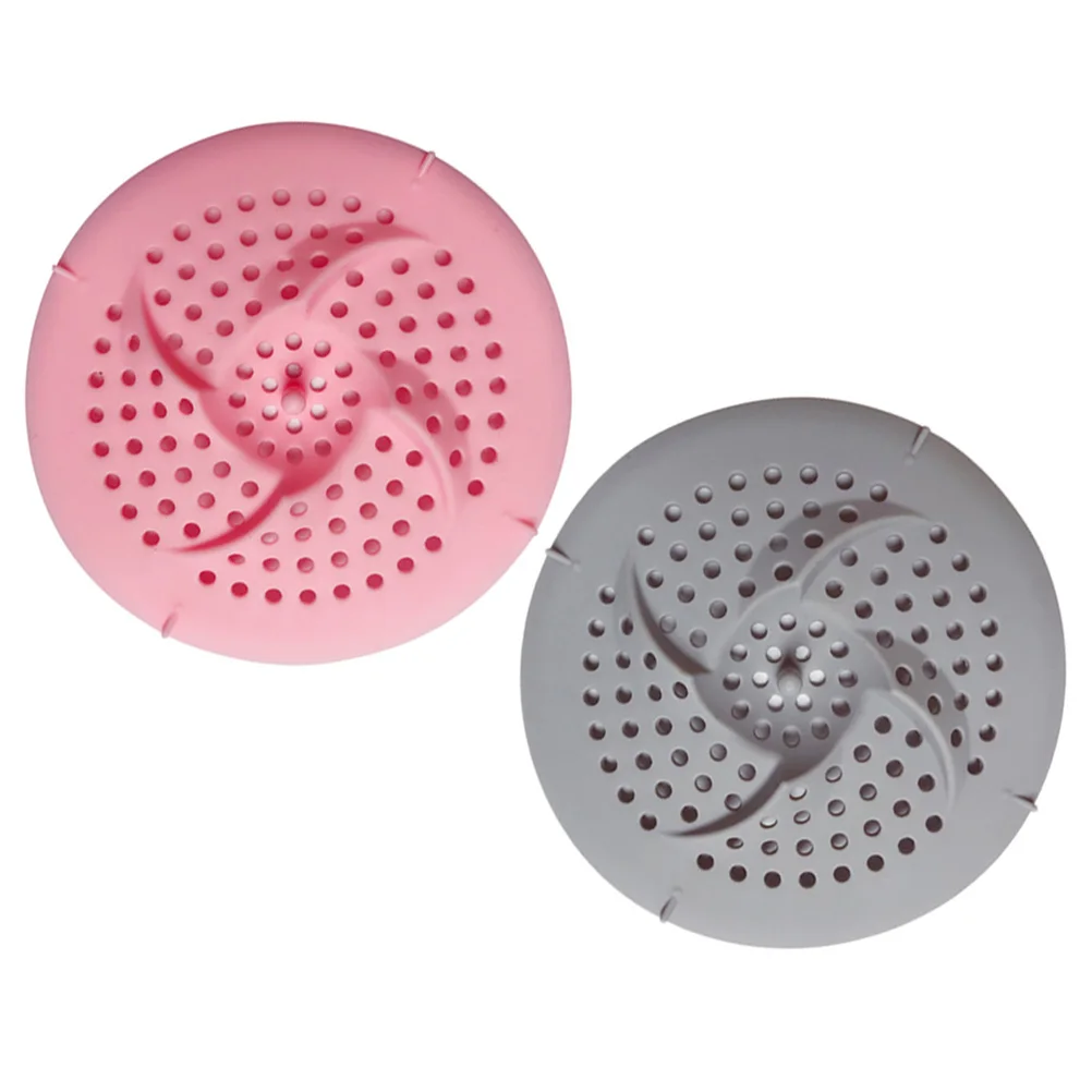 

2pcs Kitchen Sink Floor Drain Cover Anti-Hair Clogging Odor Blocking Silicone Plug Filter Strainer Cockroach Proof Bath Toilet
