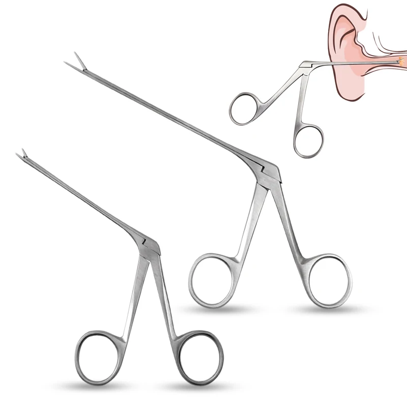 Ear Wax Picker Pliers Tongs Earwax Remover Micro Alligator Crocodile Nasal Forceps Ear Wax Canal Cleaner Clip Tweezers Tool A3