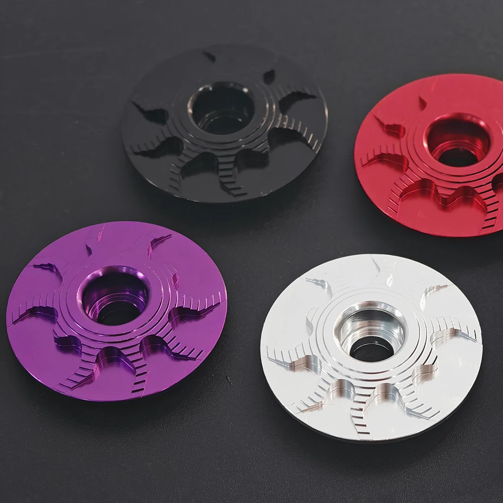 KRSEC Fahrrad Vorbau Abdeckung Aluminium Legierung Headset Top Cap MTB Fahrrad Vorbau Kappe Anzug Für Road Mountain 1-1/8'' Gabel – Detail 5
