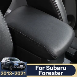Car Armrests Box Cover Central Control Decoration Interior Accessories For Subaru Forester 2013 2014 2015 2016 2017 2018 2019