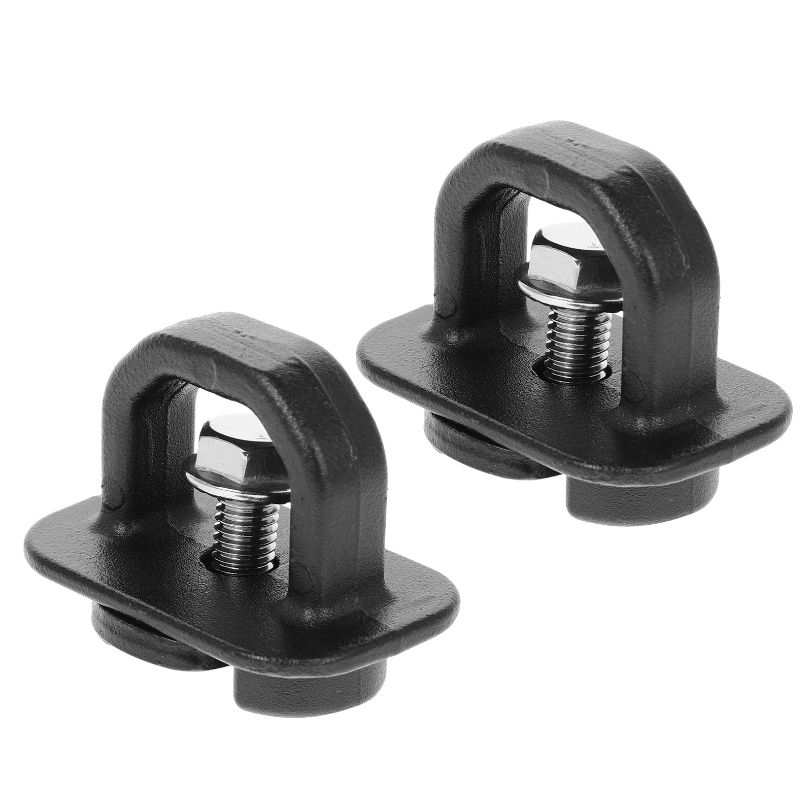 

2pcs Rear Trunk Pull Buckle Hooks Universal Car Tie Downs Heavy Duty Front Bumper Tow Loop Anchor Truck BedHooks
