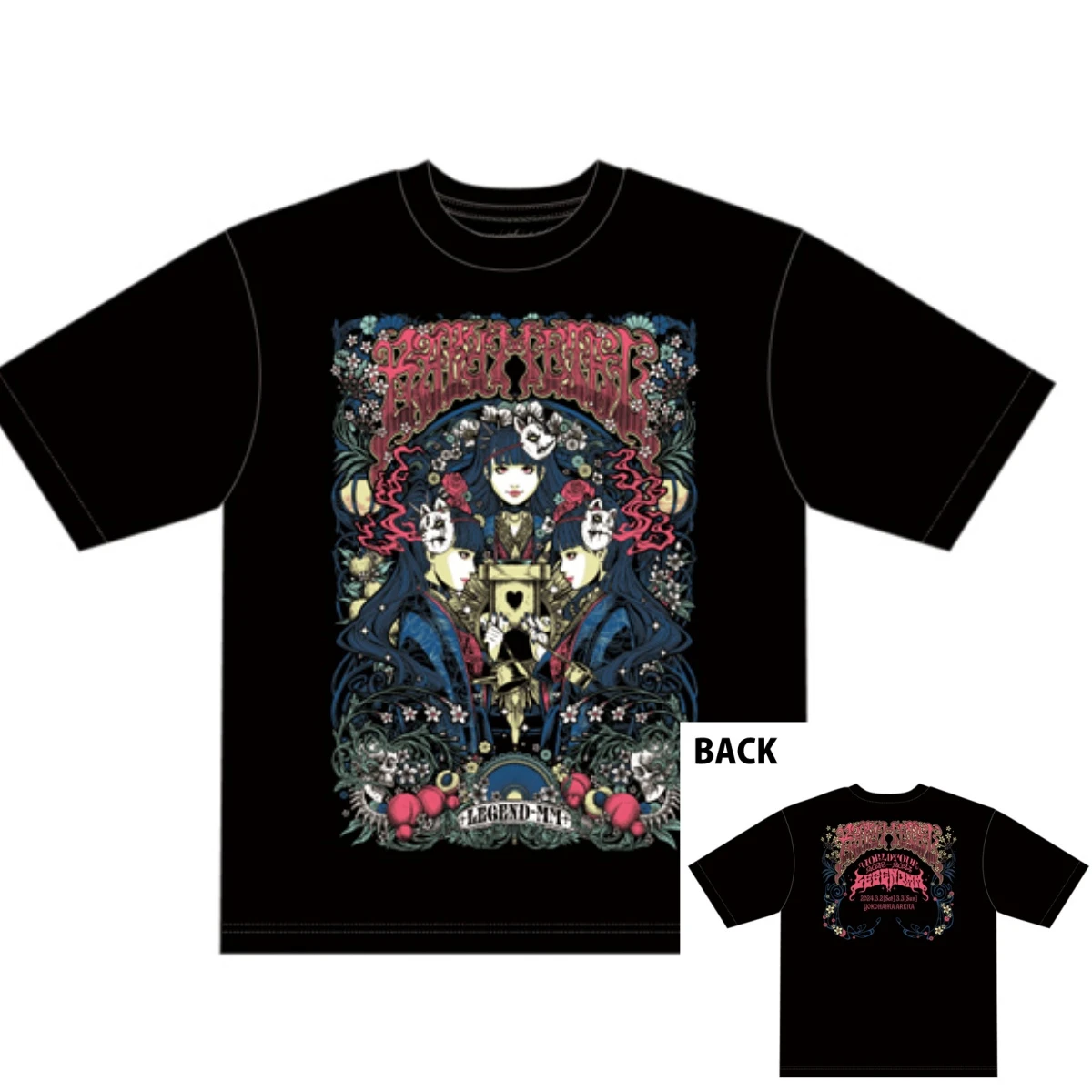 LEGEND-MM BABYMETAL Band T-Shirt Cotton Graphic Tee Men Women Summer Streetwear