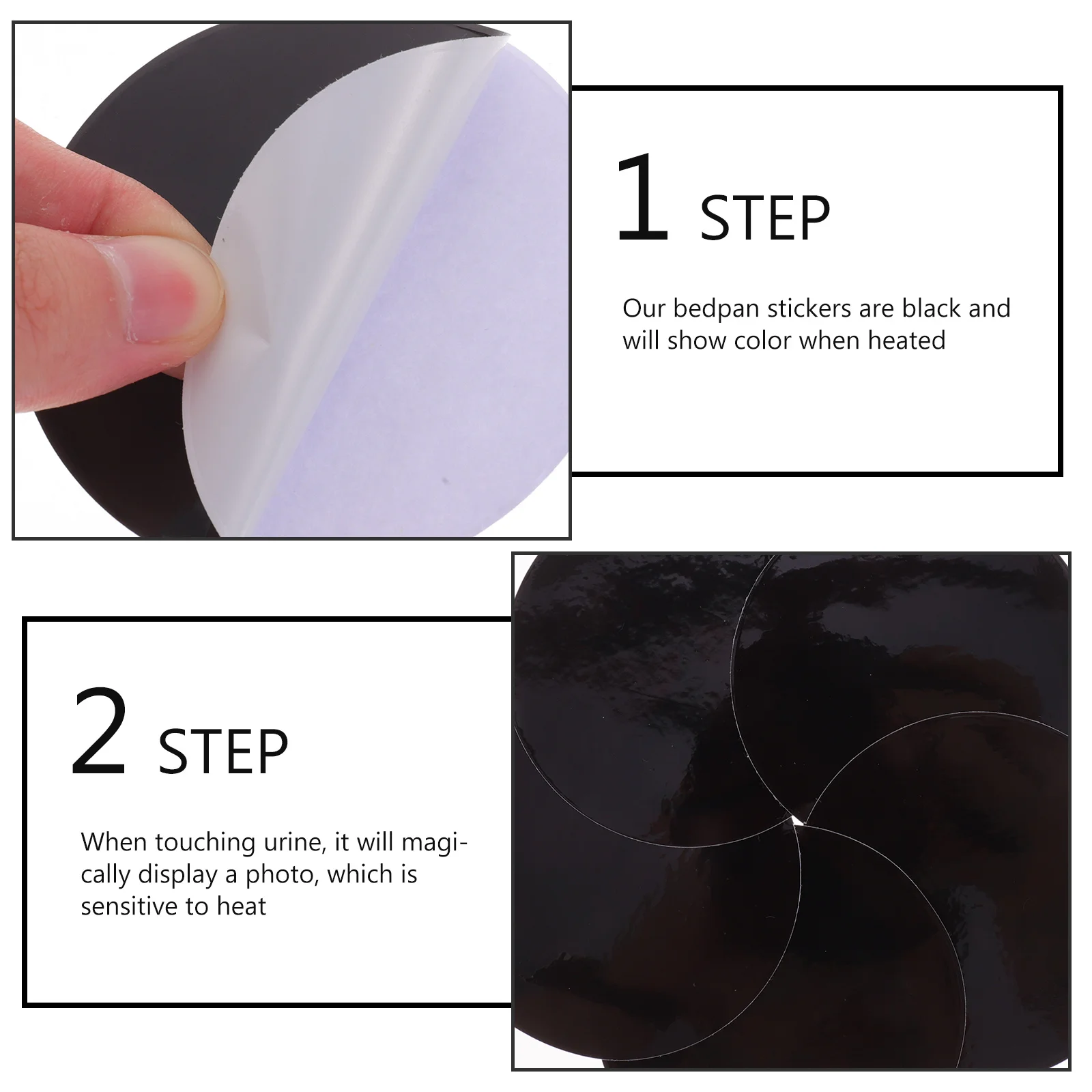 

Vaguelly 20pcs Animal Potty Training Seat Stickers Color Changing Thermochromic Decals for Boys Girls Toilet Trainer