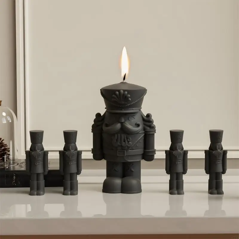  King Soldier Figurines Moulds Silicone Texture Suitable for Resin and Projects