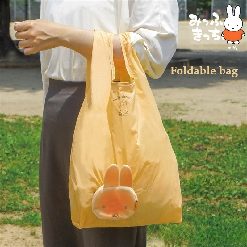 Kawaii cartone animato giapponese simpatico pane Miffy coniglio borsa portaoggetti creativo carino carino divertente borsa per la spesa piccola borsa tendenza